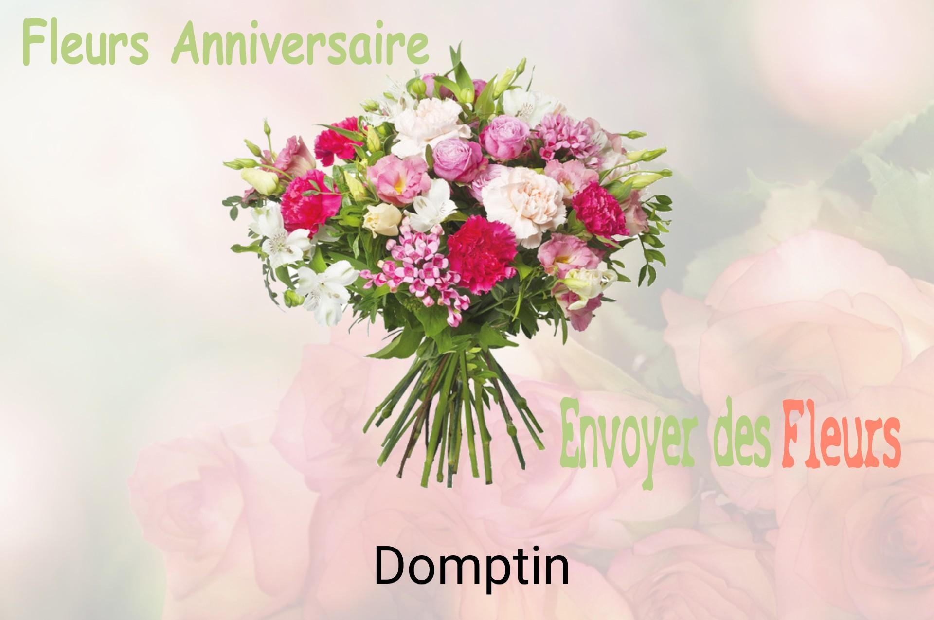 Bouquet de fleurs d’anniversaire livré à Domptin
